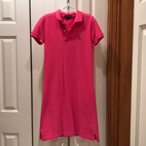 Ralph Lauren pink polo dress